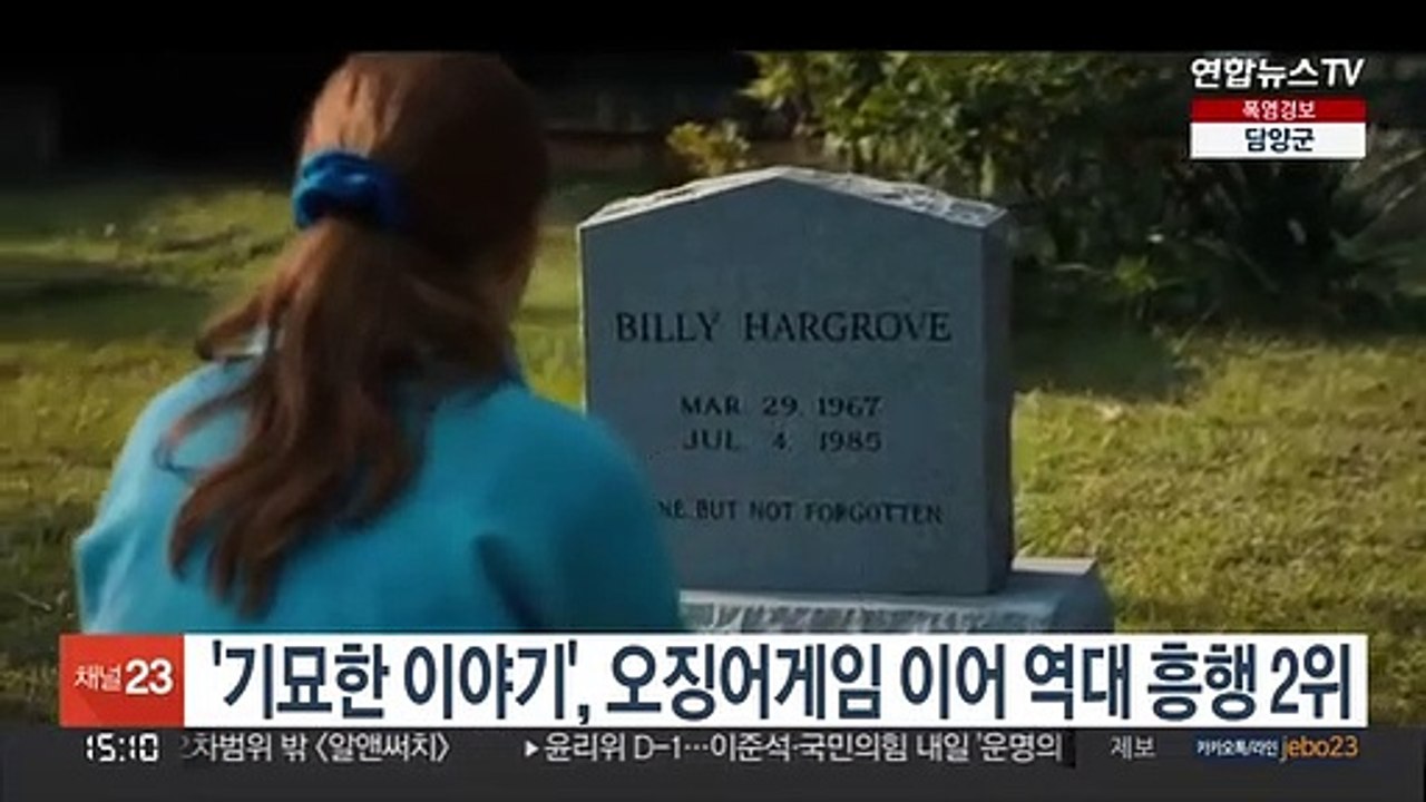 '기묘한 이야기', 시청 10억 시간 돌파…'오징어 게임' 이어 2위
