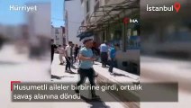 Arnavutköy'de husumetli aileler birbirine girdi