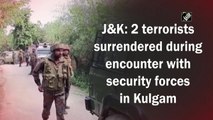 J&K: 2 terrorists surrendered during encounter with security forces in Kulgam