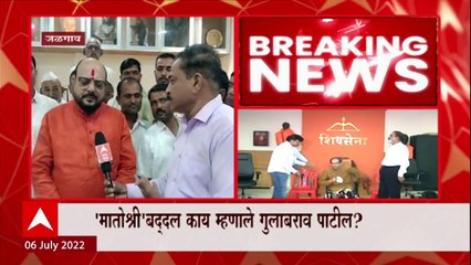 Jalgaon : Gulab Patil शिंदेबरोबर का गेले? उद्धव ठाकरेंबाबत काय म्हणाले पाटील? : ABP Majha