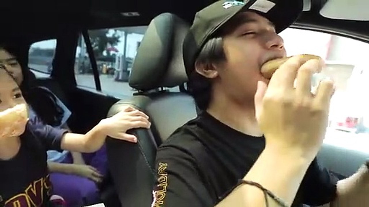 We Let The Person in FRONT of Us DECIDE What We Eat for 24 HOURS!!