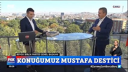 Mustafa Destici aylık mazot masrafını açıkladı
