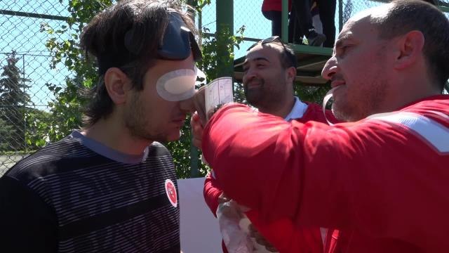 Çankaya Belediyesi Görme Engelliler Spor Kulübü Futbol Takımı, Kayseri Görme Engelliler Spor Kulübü ile Karşılaştı