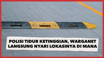 Viral, Polisi Tidur Ketinggian, Warganet Langsung Nyari Lokasinya di Mana: Luar Negeri