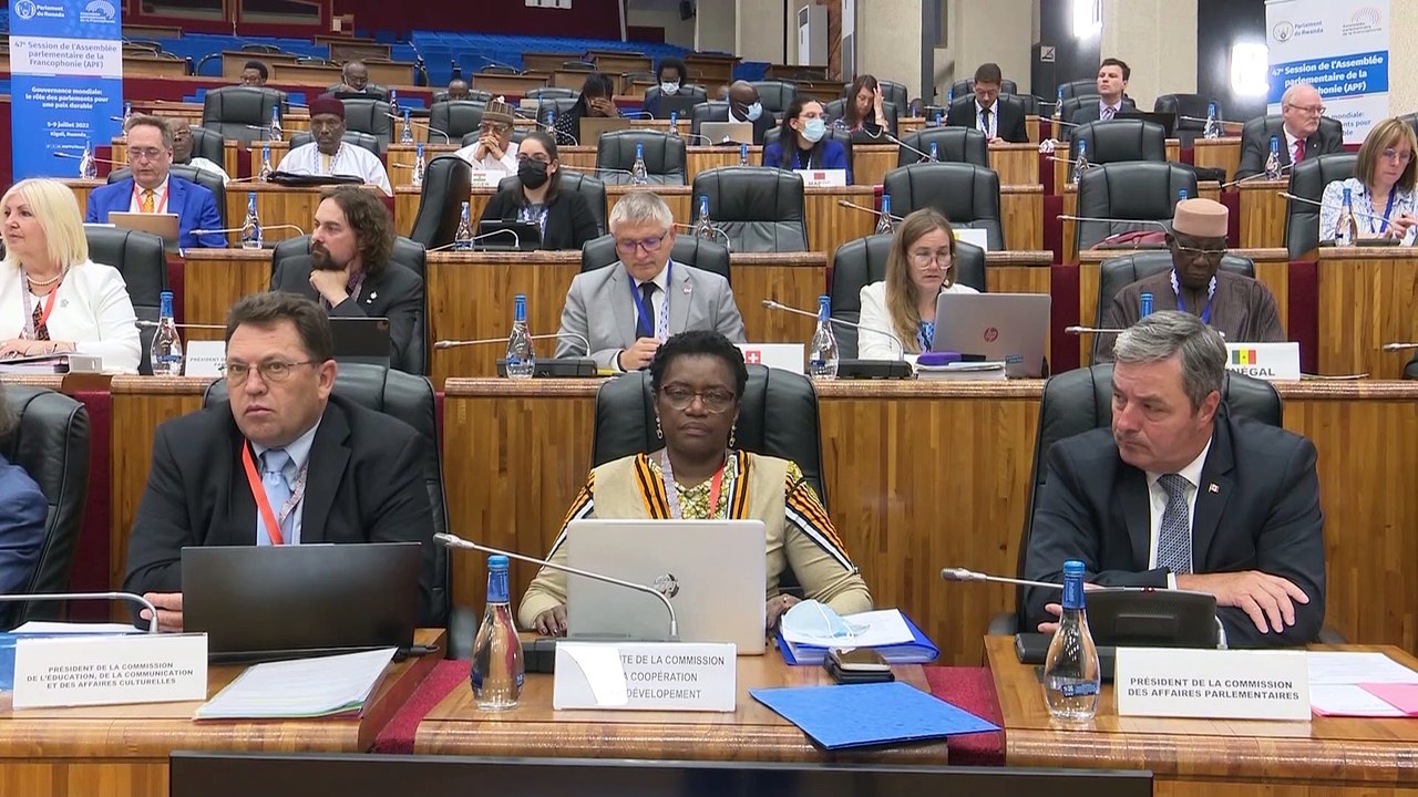 47è session de l’Assemblée Parlementaire de la Francophonie : le président Adama Bictogo préside la réunion du bureau