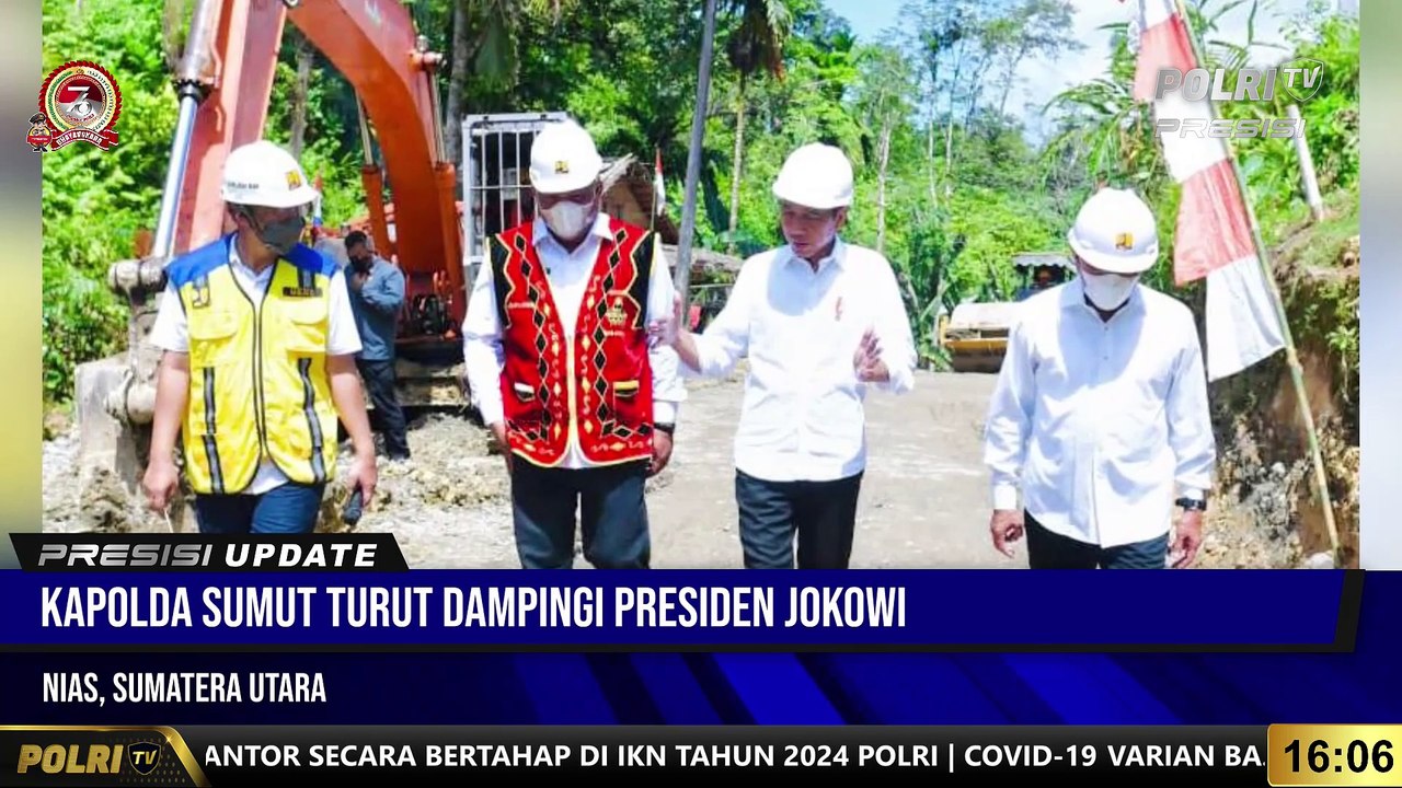 PRESISI UPDATE 16.00 WIB PRESIDEN JOKOWI TINJAU INFRASTUKTUR DI NIAS