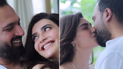 Karishma Tanna Husband Varun Lip Lock Video Viral, 5th Month Anniversary Celebration *entertainment