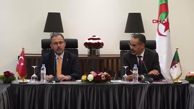 SPOR Türkiye ile Cezayir arasında gençlik ve spor alanında iş birliği protokolü