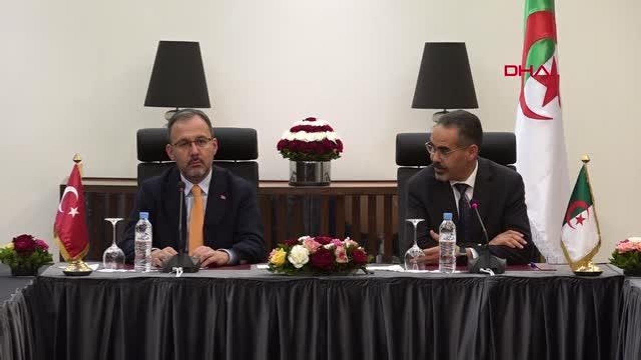 SPOR Türkiye ile Cezayir arasında gençlik ve spor alanında iş birliği protokolü