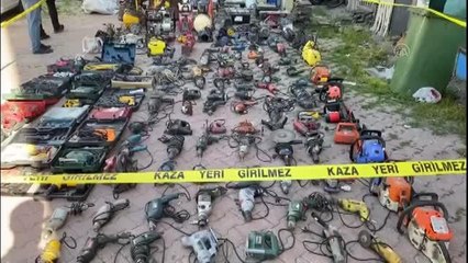 Bir hurdacıda 174 çalıntı eşya bulundu