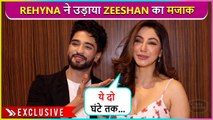 Ye 2 Ghante Tak Nahate Hi Rehta Hai' Reyhna Pandit Makes Fun Of Boyfriend Zeeshan Khan