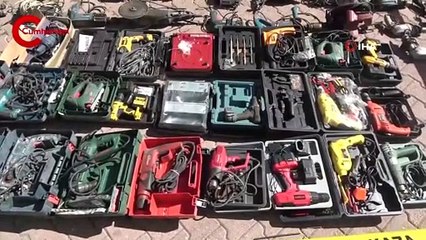 Çalıntı malzemeler 'hurdacıdan' çıktı 10 adet hızar makinası, 282 litre mazot...