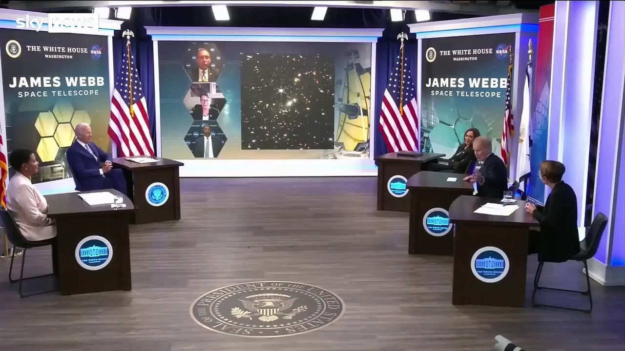 Nasa's James Webb telescope takes super sharp view of early universe - BBC News ||  Espace : un saut dans le temps avec les images du téléscope James Webb