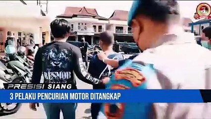 Polres Cilacap Berhasil Menangkap 3 Orang Pelaku Pencuri Motor, 2 Buron