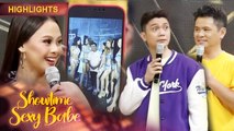 Sexy Babe Valerie shares that she has a picture with Ogie and Vhong | It’s Showtime Sexy Babe