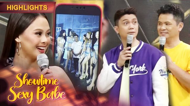 Sexy Babe Valerie shares that she has a picture with Ogie and Vhong | It’s Showtime Sexy Babe