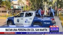 A puñaladas asesinan a una persona en la col. San Martín en #Comayagua