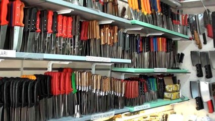 Tekirdağ'da bıçakçıların Kurban Bayramı mesaisi yoğun geçiyor