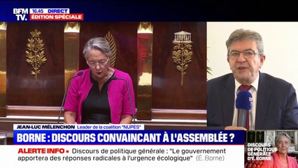 Jean-Luc Mélenchon: "Nous essayons de maintenir en vie la démocratie parlementaire"