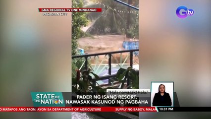 Pader ng isang resort, nawasak kasunod ng pagbaha | SONA