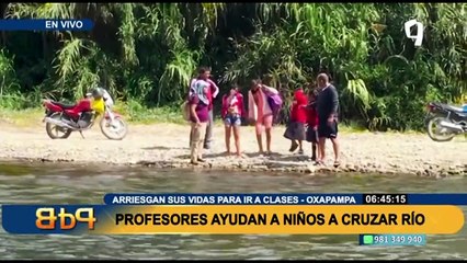 Oxapampa: autoridades ignoran colapso de único puente que conecta con escuela