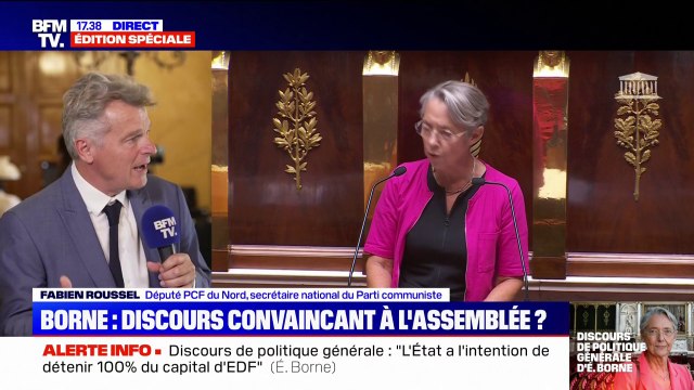 Fabien Roussel: Les députés communistes ont souhaité que la motion de censure soit déposée après le discours