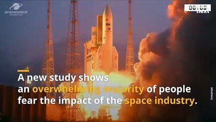 Worried about space junk and space tourism: New study shows 97% of people see space as a threat