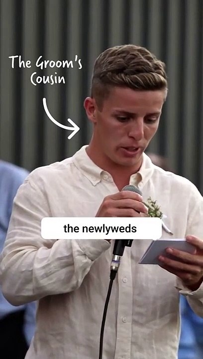 Quand ton cousin fait le meilleur des discours de mariage