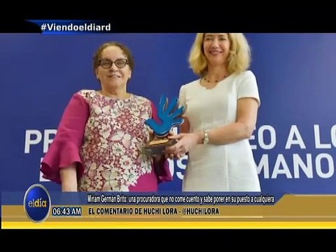 #ElDia/ Comentario de Huchi Lora, Miriam German Brito, una procuradora que no come cuento y sabe poner en su puesto a cualquiera/ 6 julio 2022