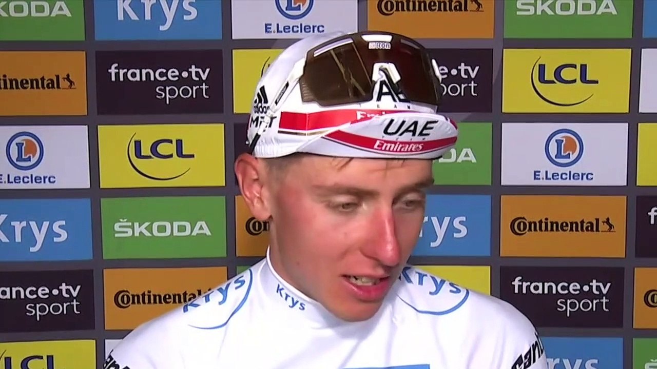 Tour de France 2022 - Tadej Pogacar : "I was scared of everything that finally did not happen to me, I heard about the crashes, I did not know that Roglic was involved"
