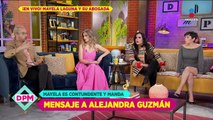 Mayela laguna manda fuerte mensaje a Alejandra Guzmán