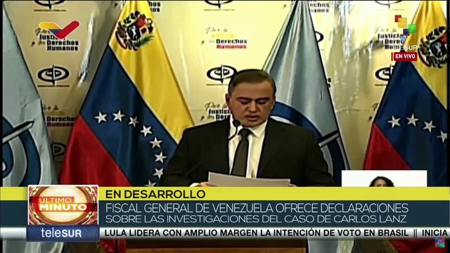 Fiscal William Saab revela nombres de involucrados en desaparición de Carlos Lanz