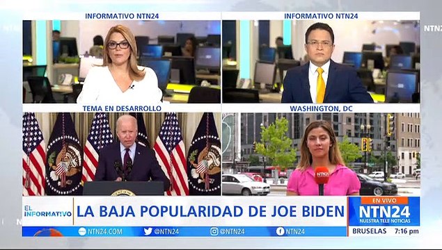 Cae la popularidad de Joe Biden: solo 30% de los ciudadanos aprueba su gestión