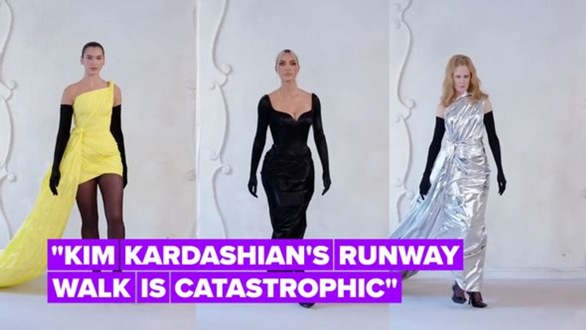 Kim Kardashian, Nicole Kidman walk Balenciaga runway for Paris