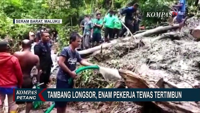 Tambang Ilegal di Maluku Longsor, 6 Pekerja Tewas Tertimbun
