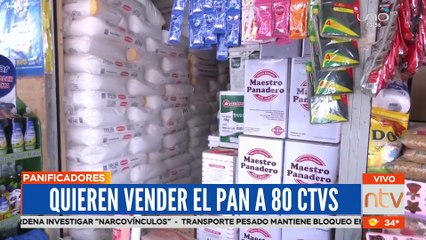Quieren vender el pan a 80 ctvs.