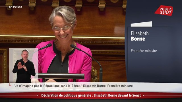« Nous devons nous inspirer des pratiques du Sénat », déclare Elisabeth Borne
