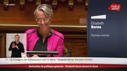 « Nous devons nous inspirer des pratiques du Sénat », déclare Elisabeth Borne