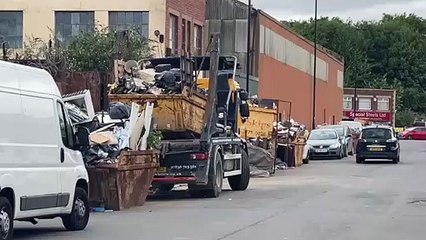 Waste operations on Worthing Road in Sheffield