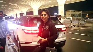 NEETU SINGH SPOTTED AT AIRPORT FLYING FROM MUMBAI