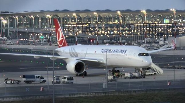 THY'NİN AİRBUS A350-900 TİPİ 7'NCİ UÇAĞI İSTANBUL'DA