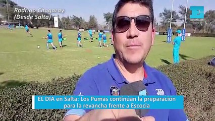 Los Pumas continúan la preparación para la revancha frente a Escocia