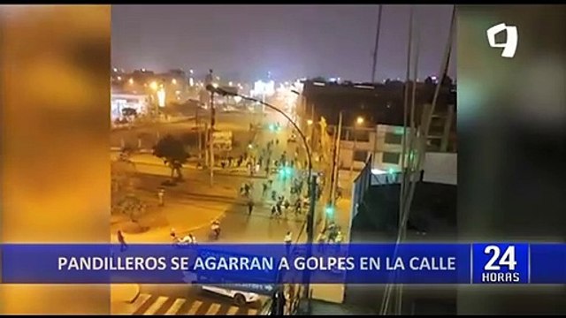 Vecinos atemorizados en El Agustino: Barristas protagonizaron pelea a balazos y bombardas
