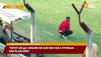 “Estoy un 95% seguro de que nos van a otorgar una plaza más”