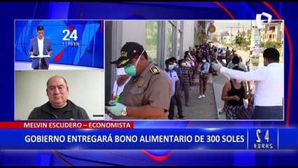 Escudero sobre bono de 300 soles para alimentos: "Decisión del gobierno es un poco tardía"
