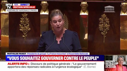 Mathilde Panot, Députée LFI, accusée d'antisémitisme et de manque de dignité après avoir qualifié Elisabeth Borne de "rescapée"  alors que son père était lui-même un résistant rescapé d'Auschwitz