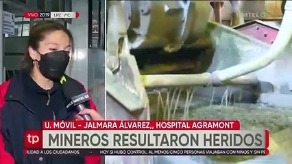 La Paz: Conflicto minero deja varios heridos producto de la detonación de una dinamita
