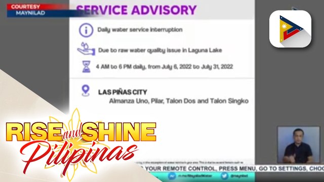 Maynilad, nagpatupad ng water interruption sa ilang lugar sa NCR