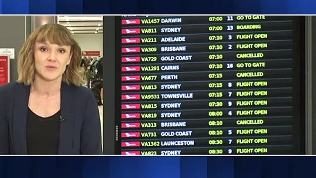 Flights cancelled and long delays due to worker shortages