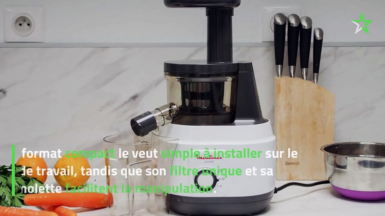 Test Extracteur de jus Moulinex Juiceo ZU150110 : à manger et à boire